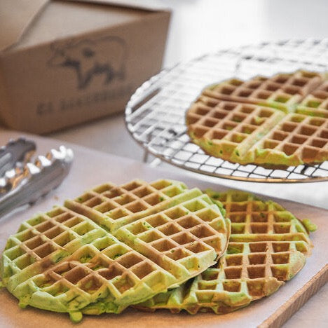 GREEN WAFFLE